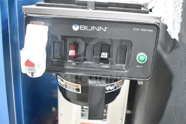 BRAND NEW 2026 Bunn CWTF15-APS Airpot Coffee Brewer with Hot Water Faucet, model 23001.0006, 120V, scratch and dent condition.