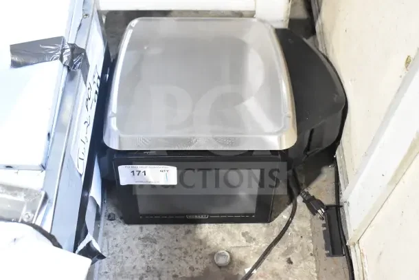 2023 Hobart HTi-7LH4W commercial scale, tested working, countertop model, visible power cord. Tag shows auction lot number 171.