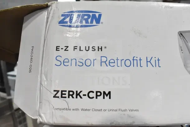 Brand new Zurn Elkay ZERK-CPM AquaSense E-Z Flush kit, minor box damage, fits toilet and urinal flush valves.