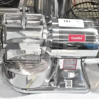 BRAND NEW SCRATCH AND DENT! Estella CG112NB 3.3 lb. Per Minute Electric Hard Cheese Grater - 110 Volts, 1 Phase.