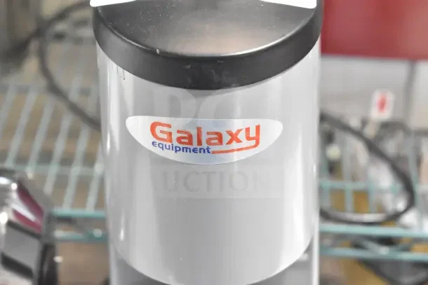 BRAND NEW Galaxy SDM400 Drink Mixer, single spindle, 2-speed, 120V, slight scratches, labeled "Galaxy Equipment."