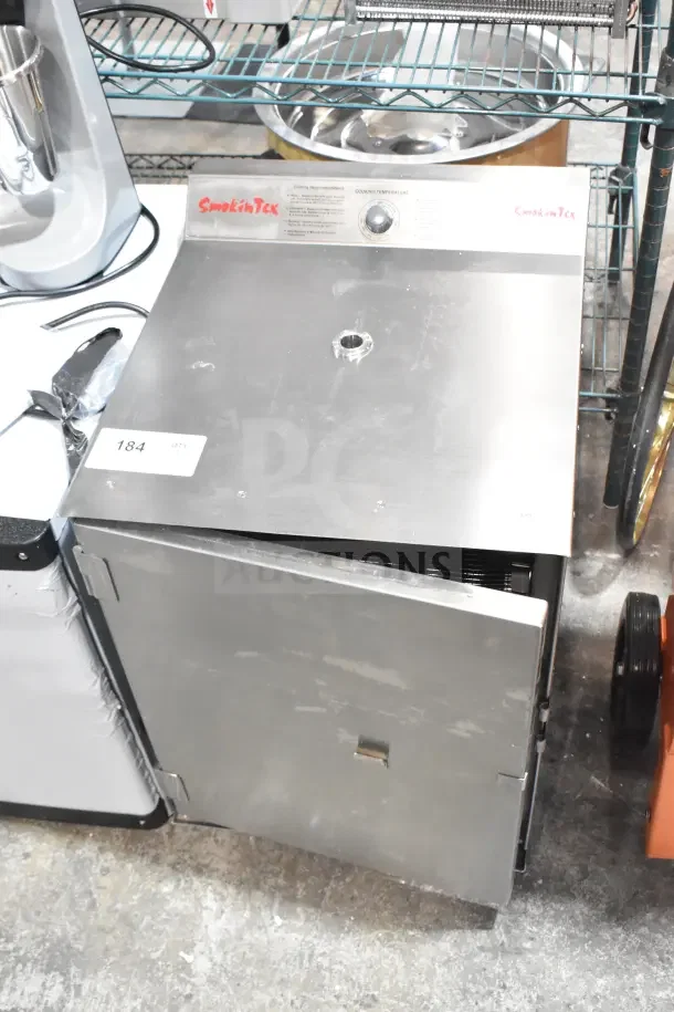 BRAND NEW SCRATCH AND DENT SmokinTex 400 Electric Smoker, 120 Volts, 1 Phase. Visible minor dents, model 400 label.