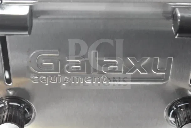 Brand new Galaxy MDT4 light-duty 4-slice commercial toaster, 1 1/2" slots, 120V, 1 phase, minor scratch and dent.