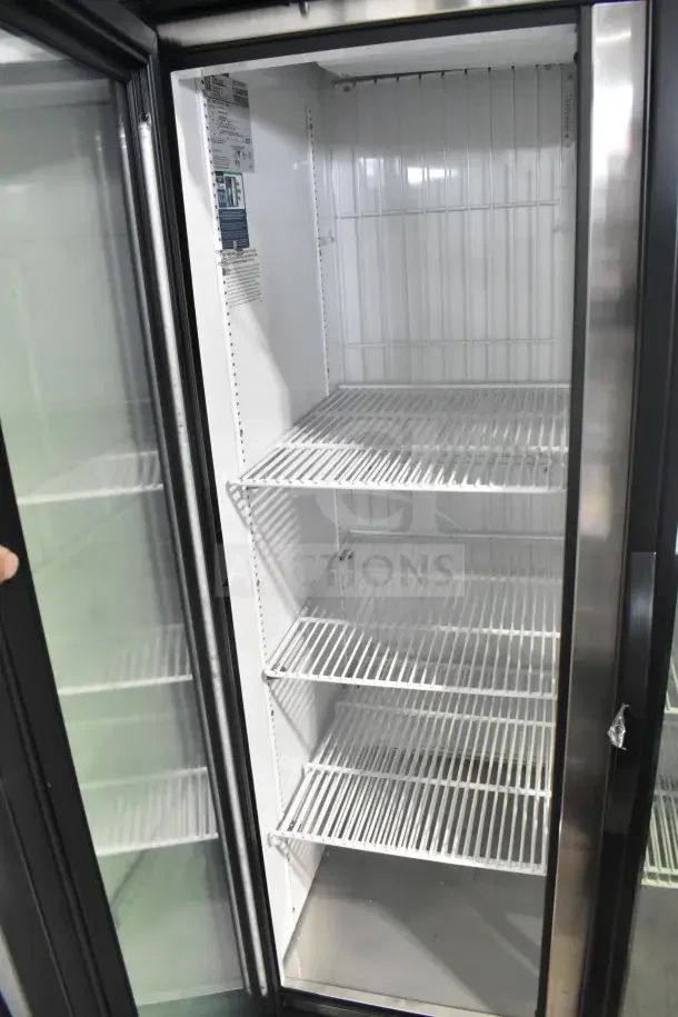Brand new 2025 True GDM-35F-HC 2-door reach-in freezer merchandiser, 115 volts, scratch and dent condition.