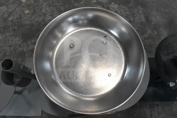 Two Yamato Accu-Weigh SM(N) dial scales on stands, stainless steel bowls, used, visible wear, adds precision to measurements.