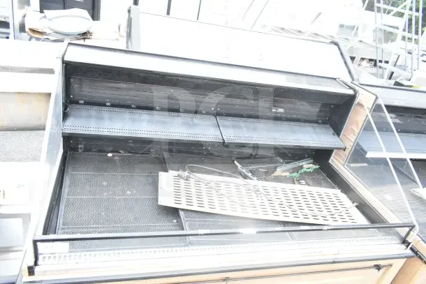 Killion Commercial Floor Style Open Grab N Go Merchandiser, 120/208-240V, used condition, features open shelves and durable build.