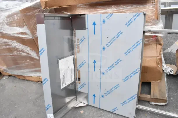 BRAND NEW SCRATCH AND DENT! Vulcan BCKRISR-SX36 36" reinforced high shelf with protective film, minor scratches on metal.