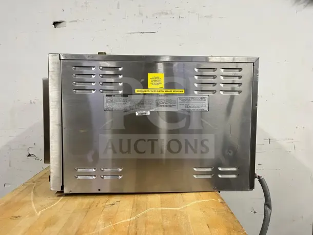 Cleveland 21CET8 Steamcraft® convection steamer, stainless steel, three-pan capacity, countertop model.