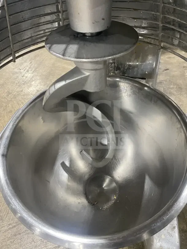 Axis AX-M30 30 Qt. Planetary Mixer with stainless steel bowl, guard, and spiral dough hook. 110V, 1 Phase.