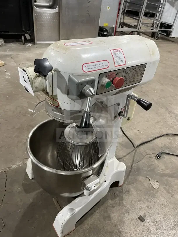 2018 heavy-duty electric 20 qt. planetary mixer, Model HL-B20M, with stainless steel bowl, in used condition, 110V.