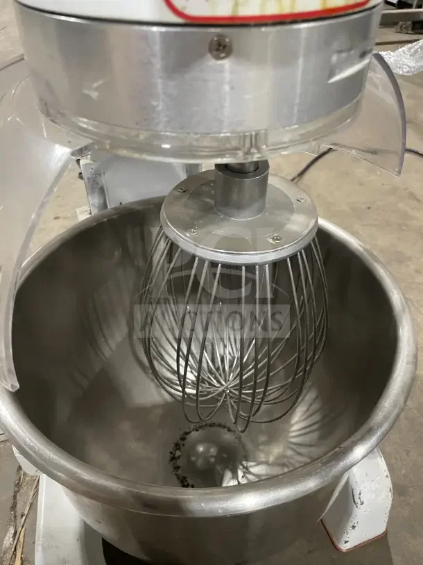 2018 HL-B20M heavy-duty 20 Qt. planetary mixer, gear-driven, electric powered, with single stainless steel bowl, Model: HL-B20M.