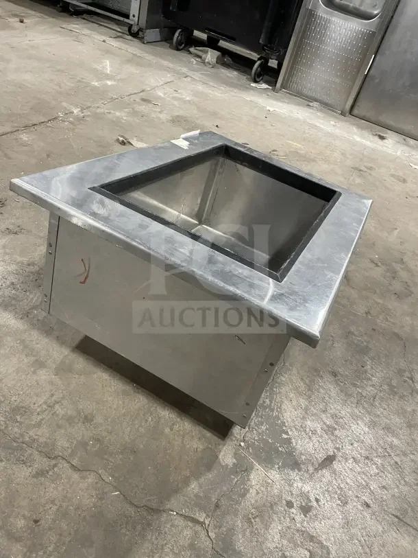SupremeMetal stainless steel bartender sink system, model DICP-1. Drop-in design, commercial grade, excellent condition.