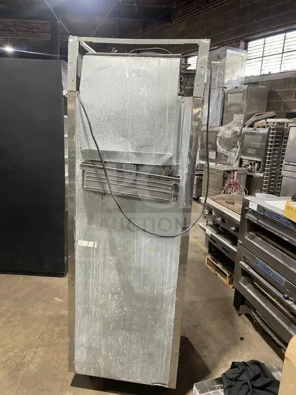 Turbo Air M3 Series Commercial Single Door Freezer, Model M3F19-1, stainless steel, on casters, Energy Star certified.