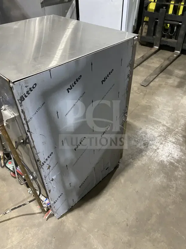 Jackson DISHSTARLT stainless steel undercounter dishwasher, Energy Star certified, high-temp, 115V 1-phase, SN: 19K382310.