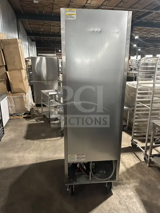 Beverage-Air Horizon Series 27" stainless steel reach-in freezer, model HBF23HC-1, on casters, 115V, 1 phase, SN: 12910806.