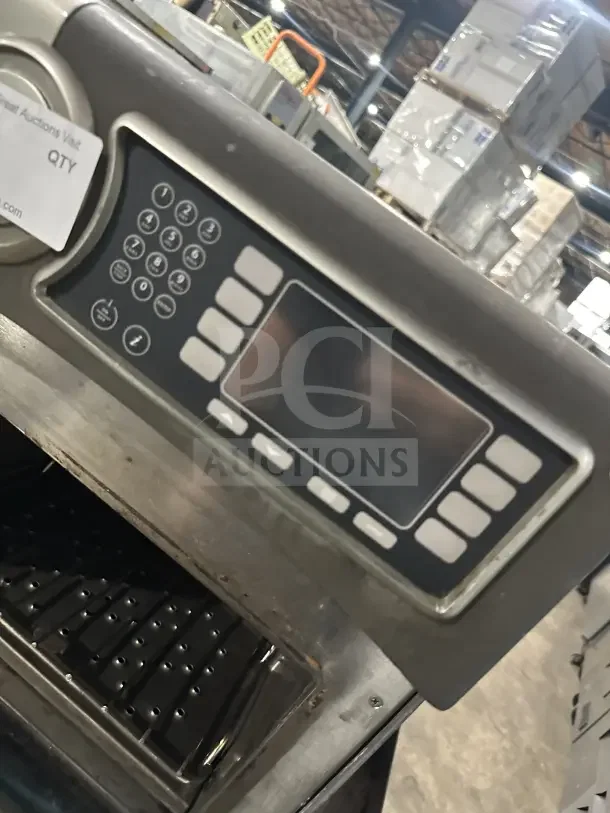 TurboChef NGO Commercial Electric Countertop Rapid Cook Oven, digital controls, 208/240V, 1 phase, on legs.