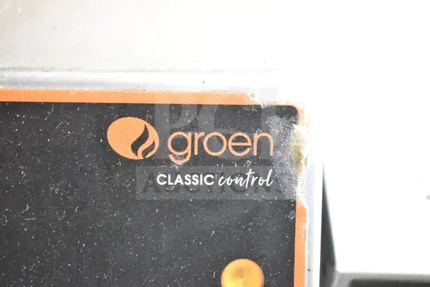 Groen BPM-15EC commercial braising pan control panel, showing "Classic Control" label. Slight wear around edges.