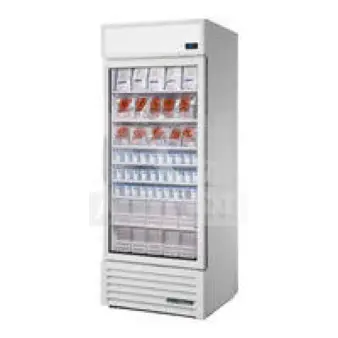 Brand new True TSCI-600R-G-PH commercial cooler, single door, glass front, slight scratch and dent, 115V, 1 phase.