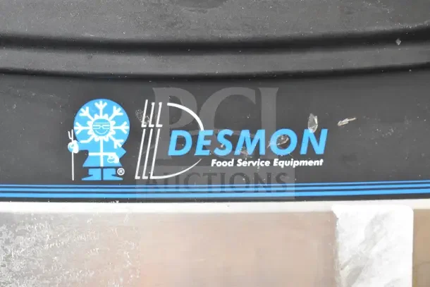 Desmon GBF-15+ETL Blast Chiller label showing brand logo and name.