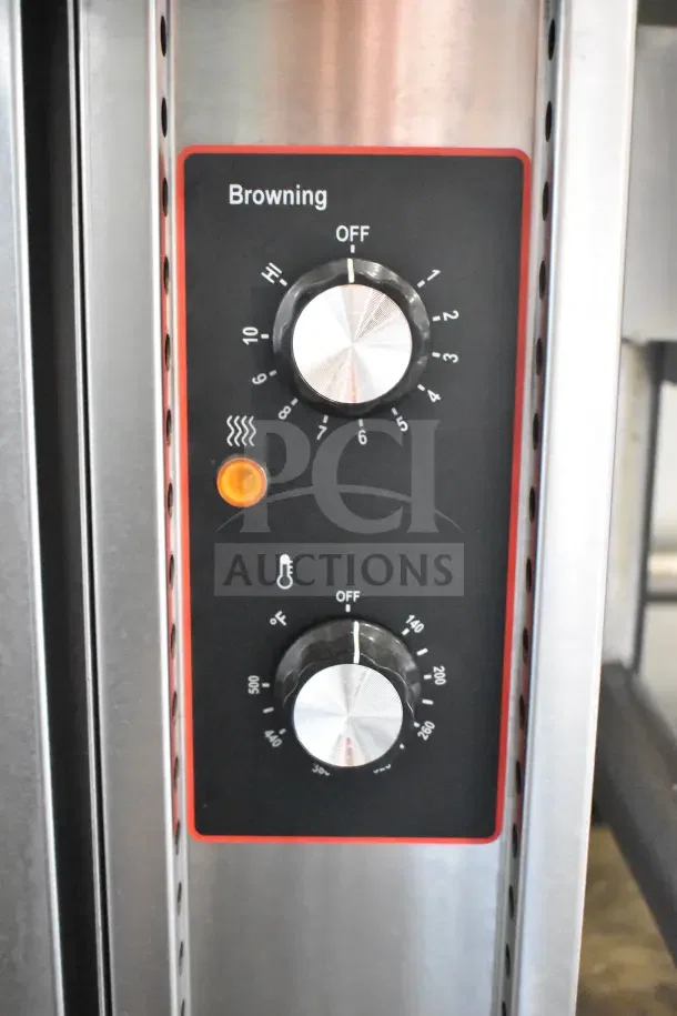 BRAND NEW SCRATCH AND DENT KoolMore KM-CR36-E Electric Range, control panel with browning and temperature knobs.