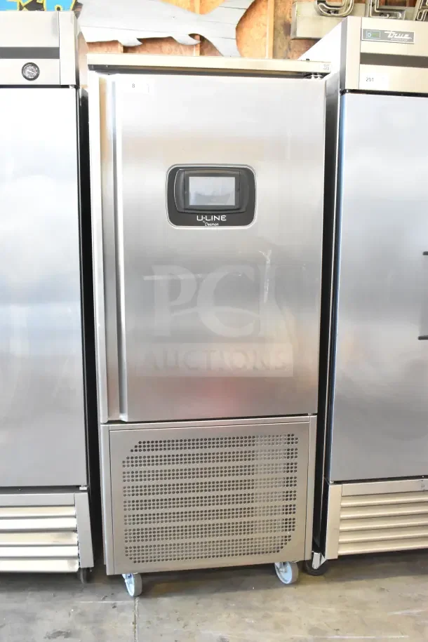 2022 Desmon GBF-15+ETL stainless steel commercial blast chiller, 4 probes, commercial casters, 220V, 3-phase.