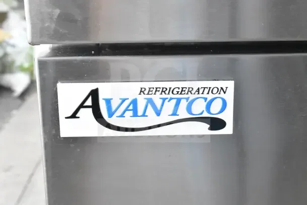 Brand new Avantco 178CBE72HC commercial chef base, 4 drawers, scratch and dent, 115V, 1 Phase, on commercial casters.
