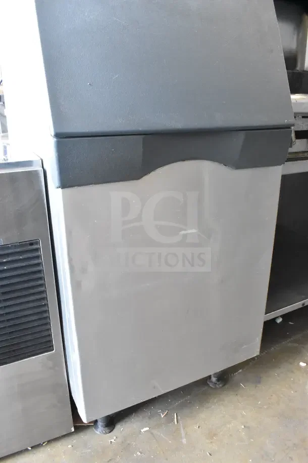 2016 Scotsman C0522MW-1D commercial ice machine head on ice bin, 115V, 1 phase. Stainless steel, good condition.
