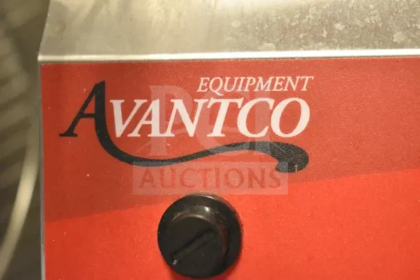 Brand new Avantco 177F202 electric countertop fryer with dual tanks; features scratch and dent marks, 30 lb capacity.