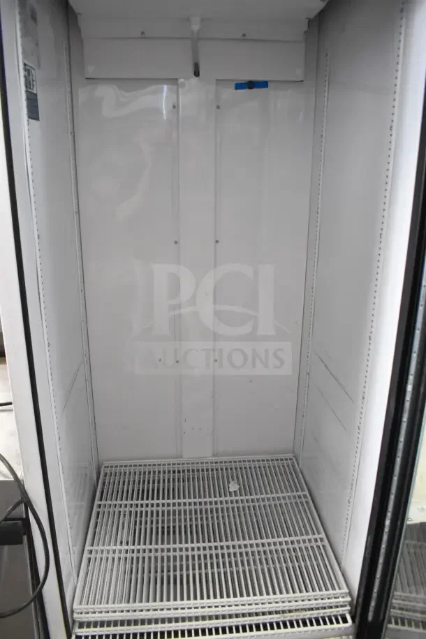 2021 True TSCI-600R-G-PH commercial cooler, single door, reach-in, 115V, 1 phase, pristine interior condition.