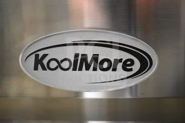 Brand new KoolMore SCDC-6P-SSL refrigerated countertop prep station, stainless steel, 115V, six pan capacity, scratch and dent condition.
