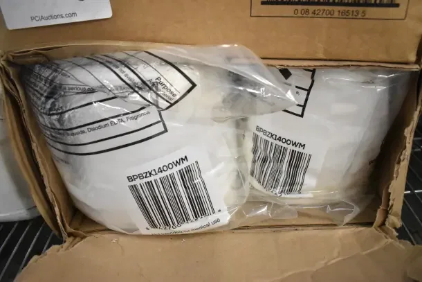 Box of 5 items including Concrobium Disinfectant, Biopure Wipes. Barcode visible with code BPBZK1400WM.