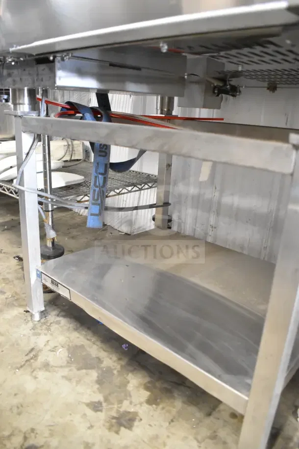 Bakers Pride AETG101R stainless steel combi convection oven on stand, natural gas, commercial use, good condition.