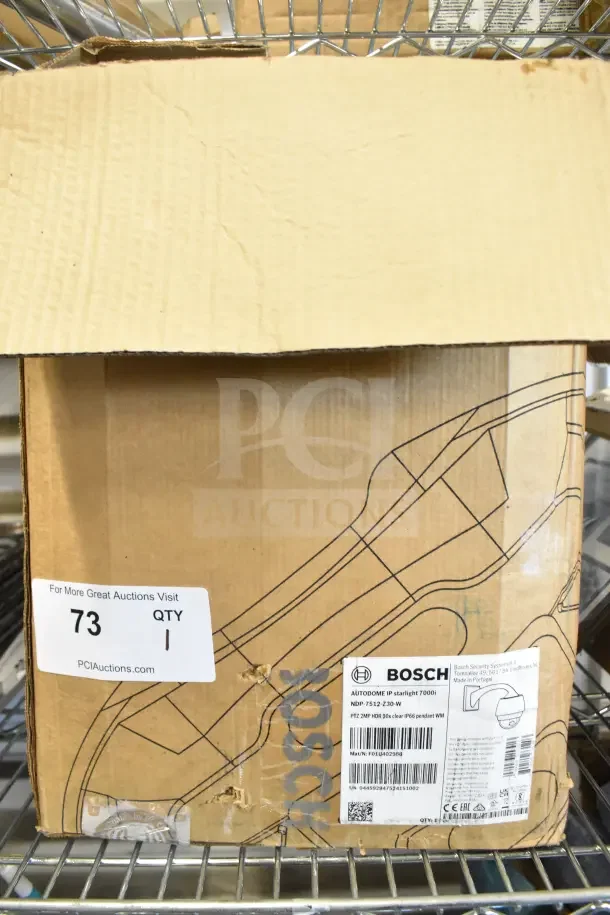 Box of NDA-B-PEXT Pipe Extension Coupler, Bosch branded packaging with model details and product diagram visible.