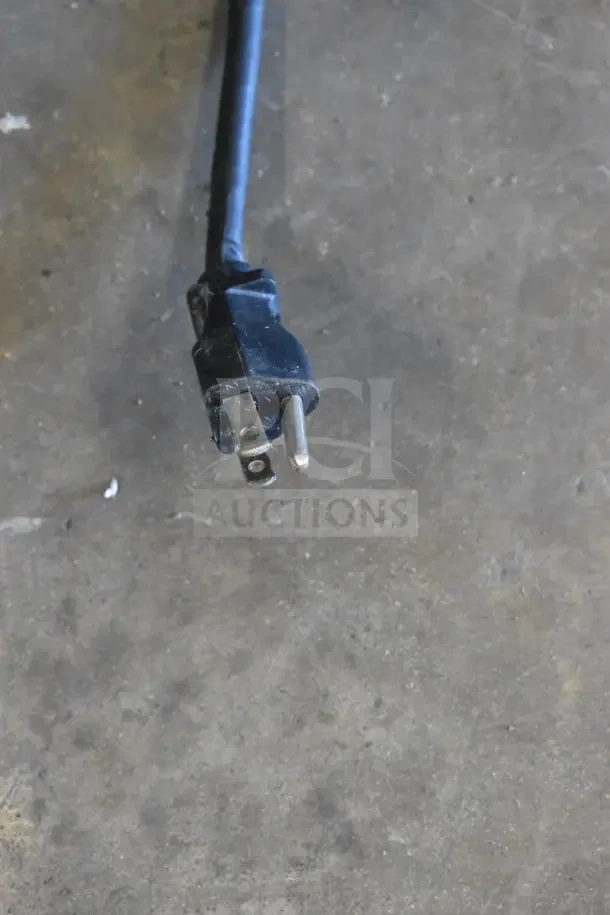 Two-prong plug of Bunn ICB-DV 36600.0400 Countertop Iced Tea Machine, 120 volts, 1 phase.