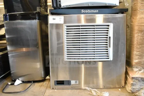 Scotsman NH0622A-1B Commercial Ice Machine, 644 lb. capacity, stainless steel, 115V, 1 Phase, good condition.