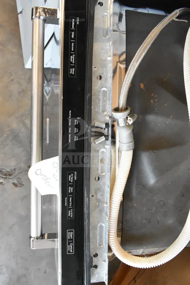 KitchenAid KDTM404KPS undercounter dishwasher, 115V, control panel shown, new condition.