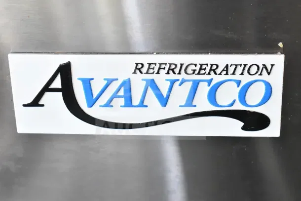 Brand new Avantco commercial undercounter cooler with door and 4 drawers. 115 volts, 1 phase. Scratch and dent condition. Visible Avantco logo.