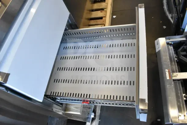Brand new Avantco undercounter cooler with door, 4 drawers, 115 volts, 1 phase. Scratch and dent model.