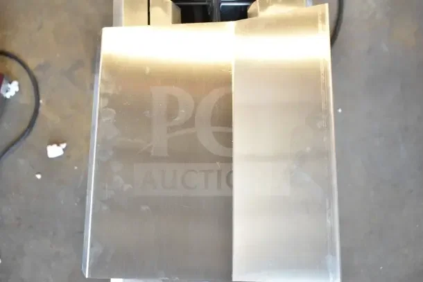 Brand new Avantco CPBTR66A vertical contact bun toaster, 120V, 1 Phase, minor scratches, stainless steel finish.