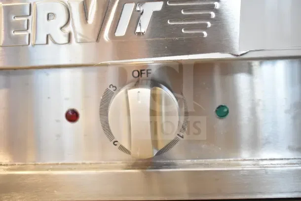 BRAND NEW ServIt 423EST2WS steam table control panel; shows dial with settings, red and green indicators.