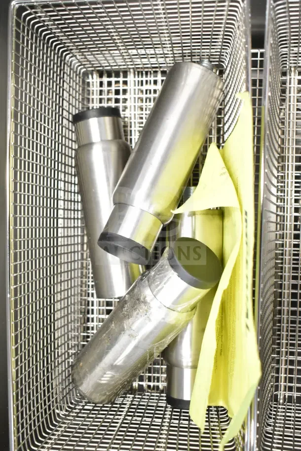 Brand new Imperial IFS-40-E commercial 40 lb. electric fryer, 240V, 3 phase, scratch and dent condition, with fry baskets.