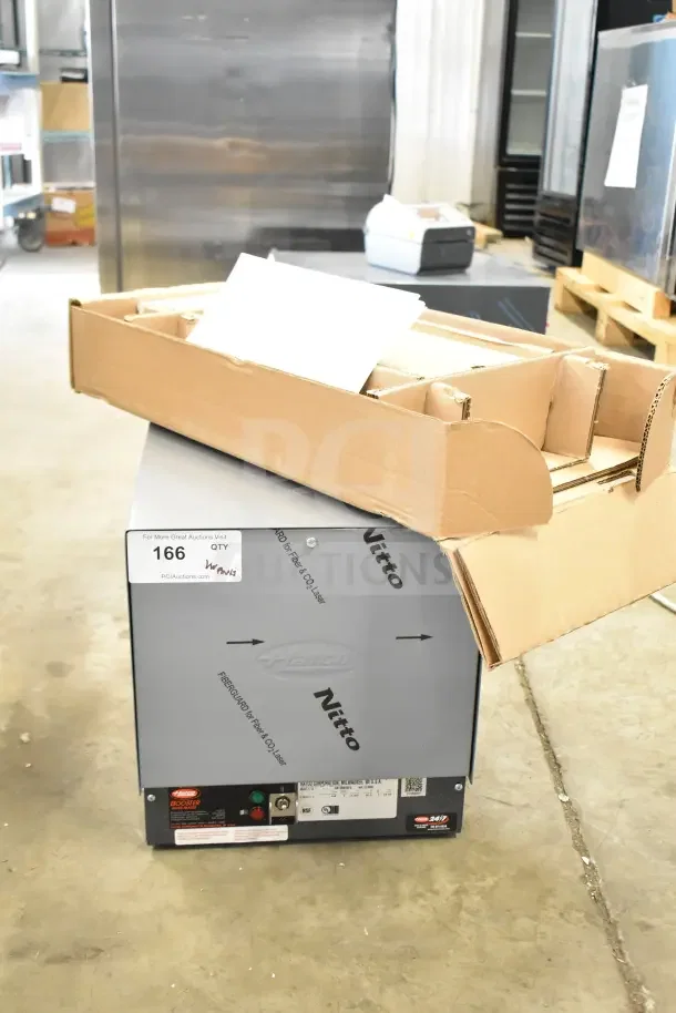 Hatco C-13 Compact Booster Water Heater, 240V, new with minor scratches, model label and controls visible.