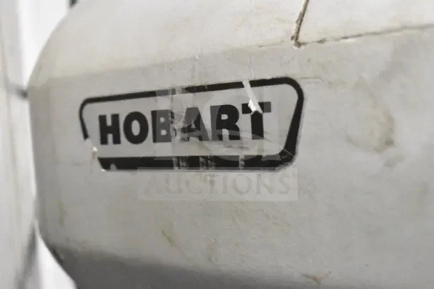 Hobart A200 commercial countertop 20-quart planetary dough mixer, 115 volts, visible model label, good condition.