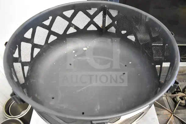 Brand new Bighorn 24" Mini Ranch Fire Pit with light scratches. Mesh sides, durable black finish. Ideal for outdoor use.