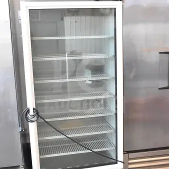 2021 True TSCI-600R-G-PH commercial cooler. Single glass door, six shelves, 115V, 1 phase, excellent condition.