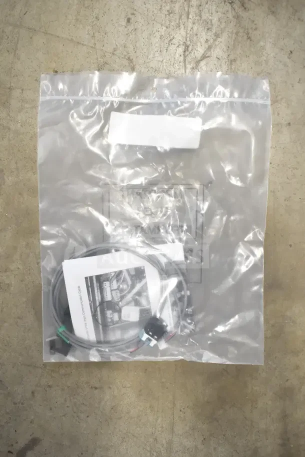 Clear plastic bag with wiring and instruction manual inside, labeled "IMPORTANT USER INSTRUCTIONS." Brand new condition.