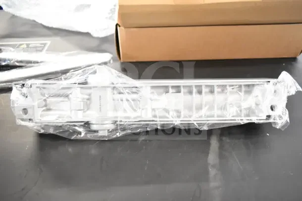 Brand new Falcon SC81A Door Closer in packaging, displayed with original box.