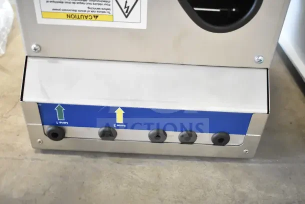 Brand new Follett IMDV-2CM Diverter Valve, with scratch and dent. Features labeled lanes, metal exterior. 2024 model.
