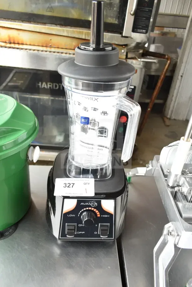 Brand new AvaMix 928BX2000V 3 1/2 hp commercial blender with 64 oz. Tritan™ container, toggle control, and variable speed.