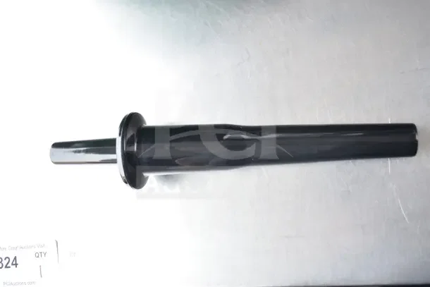 Black tamper tool for AvaMix 928BX2000V blender on stainless steel surface. Ideal for use with 64 oz. Tritan™ container.
